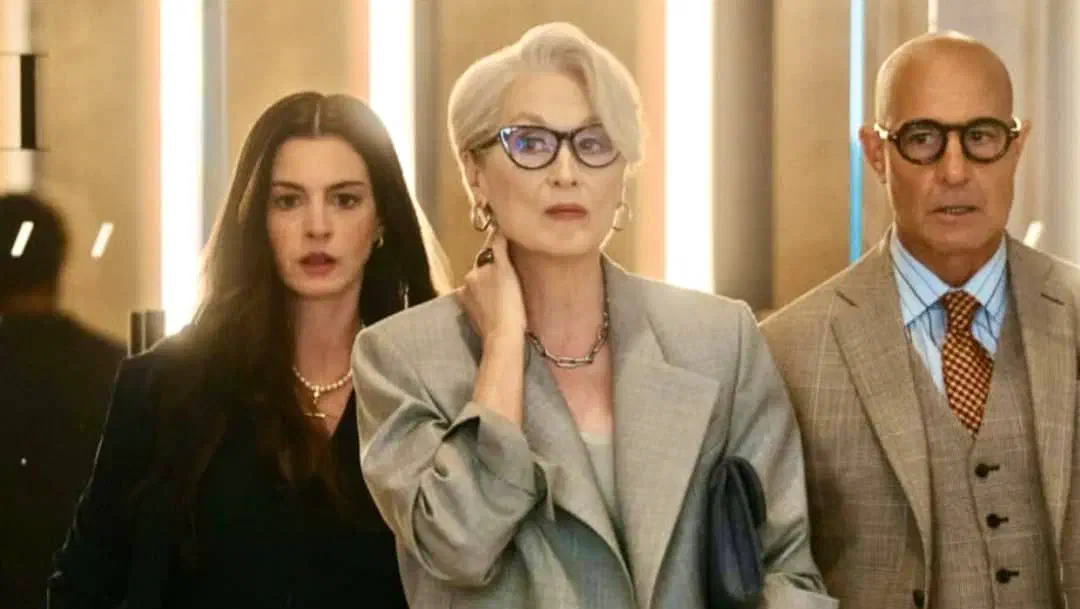 Image of scene from the film The Devil Wears Prada 2