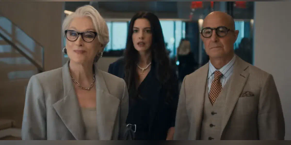 Image of scene from the film The Devil Wears Prada 2
