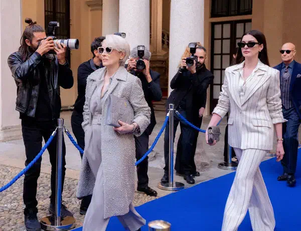 Image of scene from the film The Devil Wears Prada 2