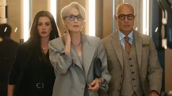 Image of scene from the film The Devil Wears Prada 2