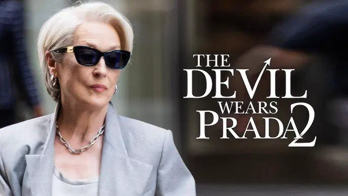 Image of scene from the film The Devil Wears Prada 2