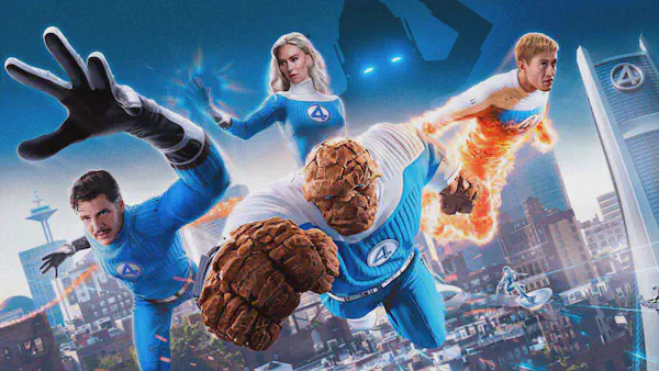Image of scene from the film The Fantastic Four - First Steps