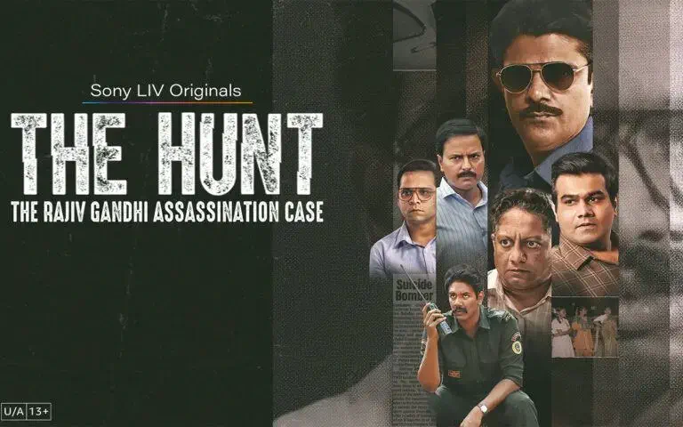 Image of scene from the film The Hunt: The Rajiv Gandhi Assassination Case