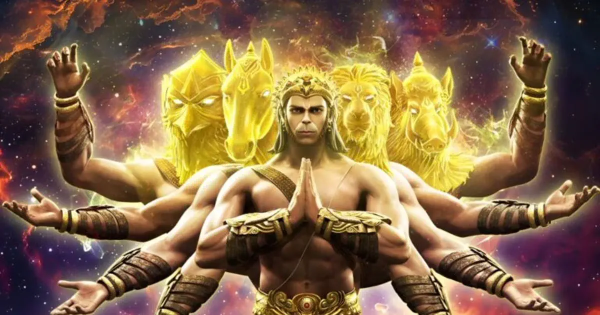 Image of scene from the film The Legend of Hanuman S05