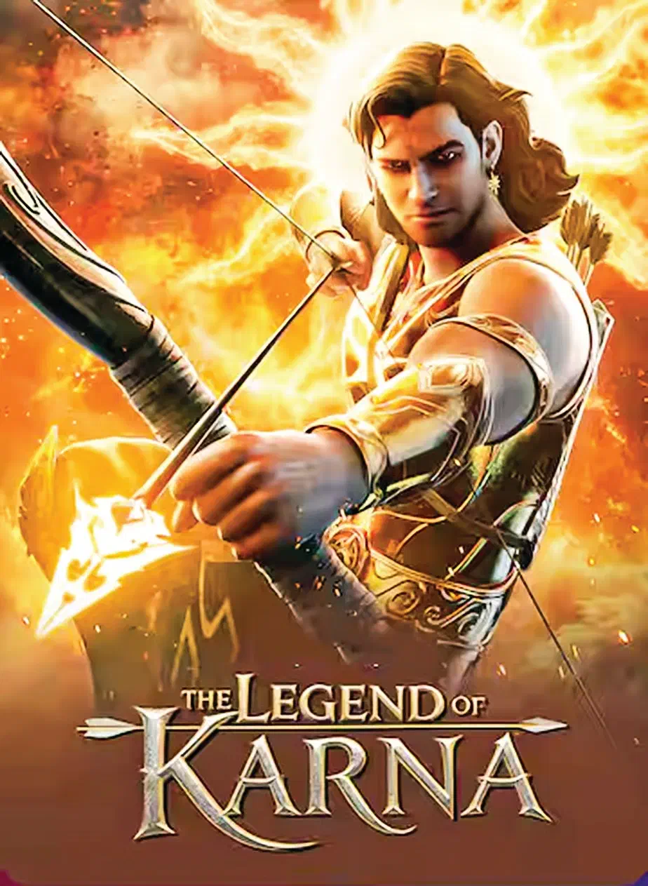 Image of scene from the film The Legend of Karna