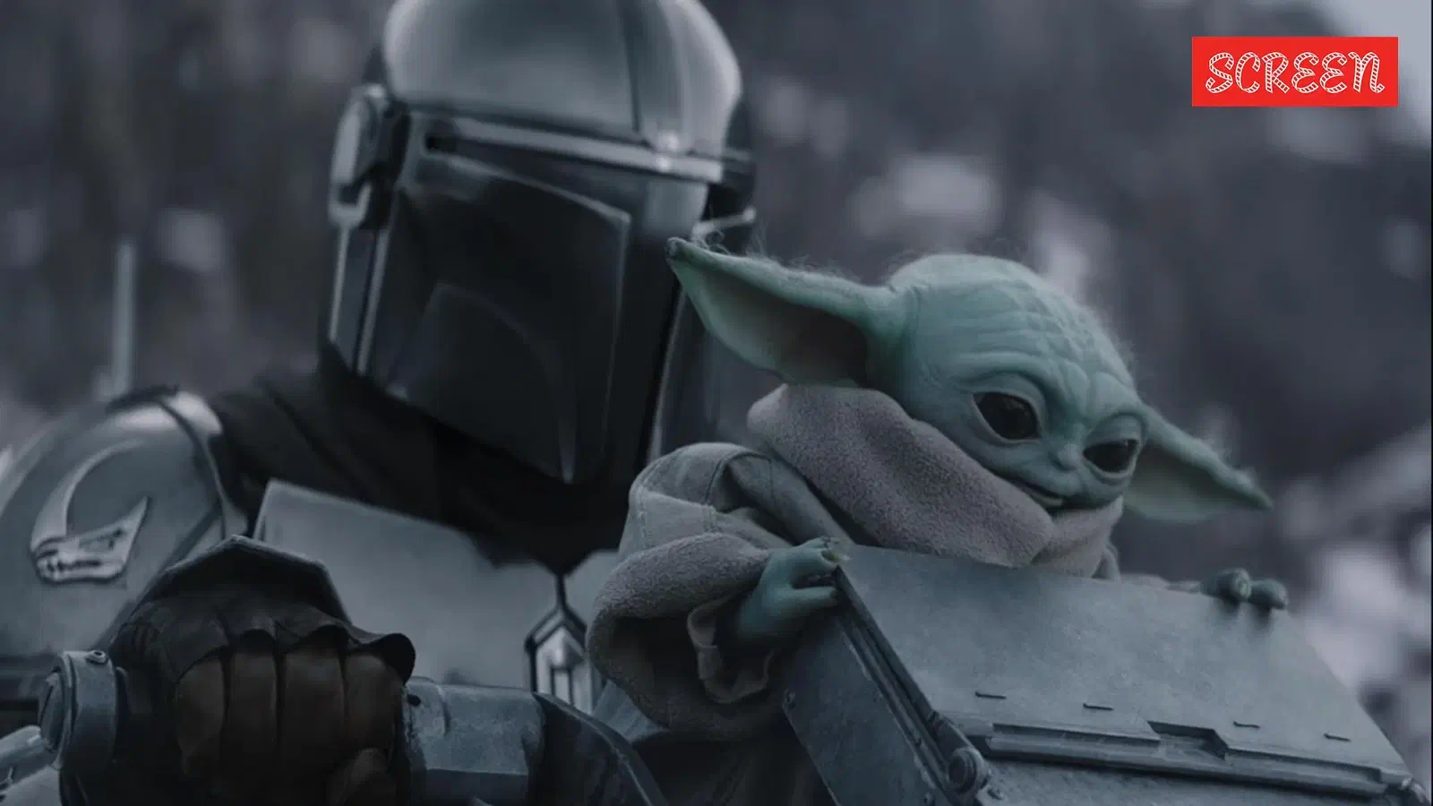 Image of scene from the film The Mandolorian and Grogu