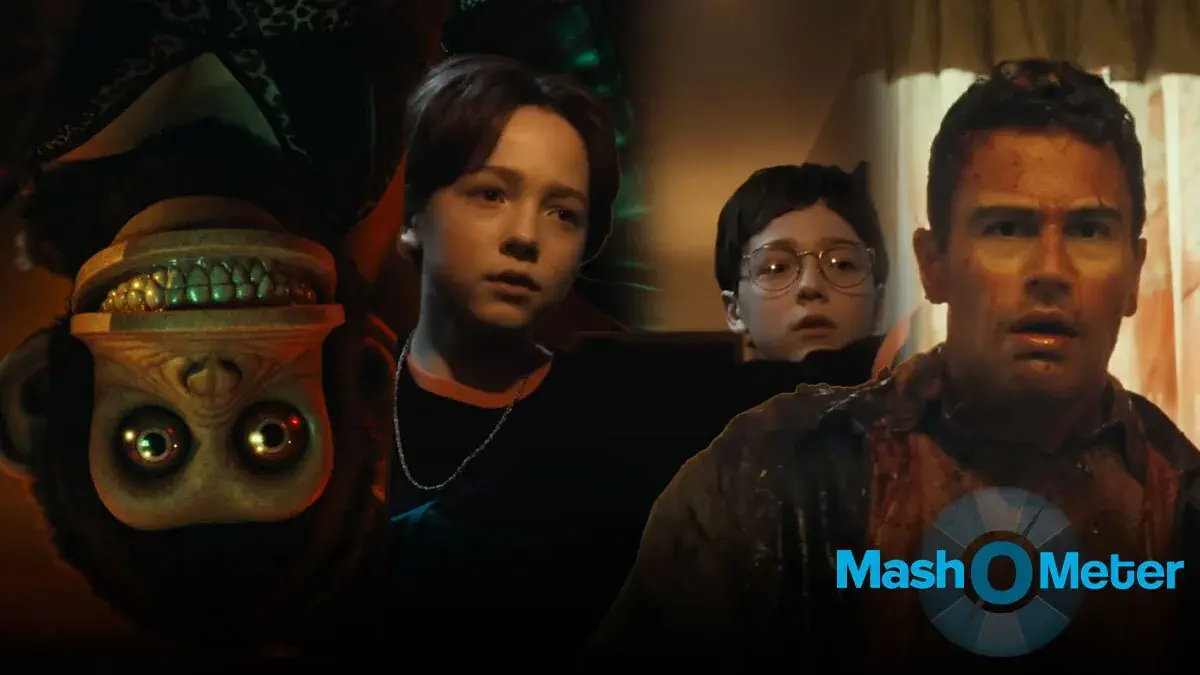 Image of scene from the film The Monkey