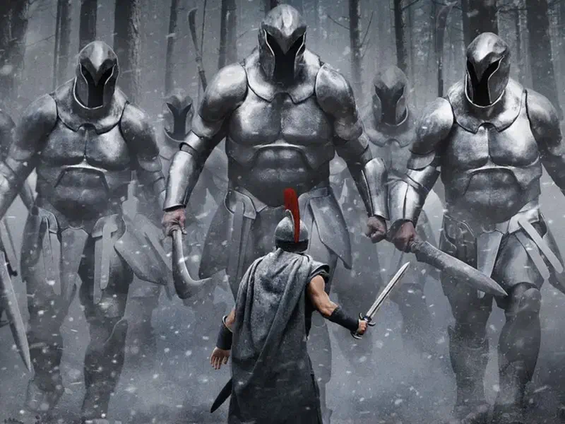 Image of scene from the film The Odyssey