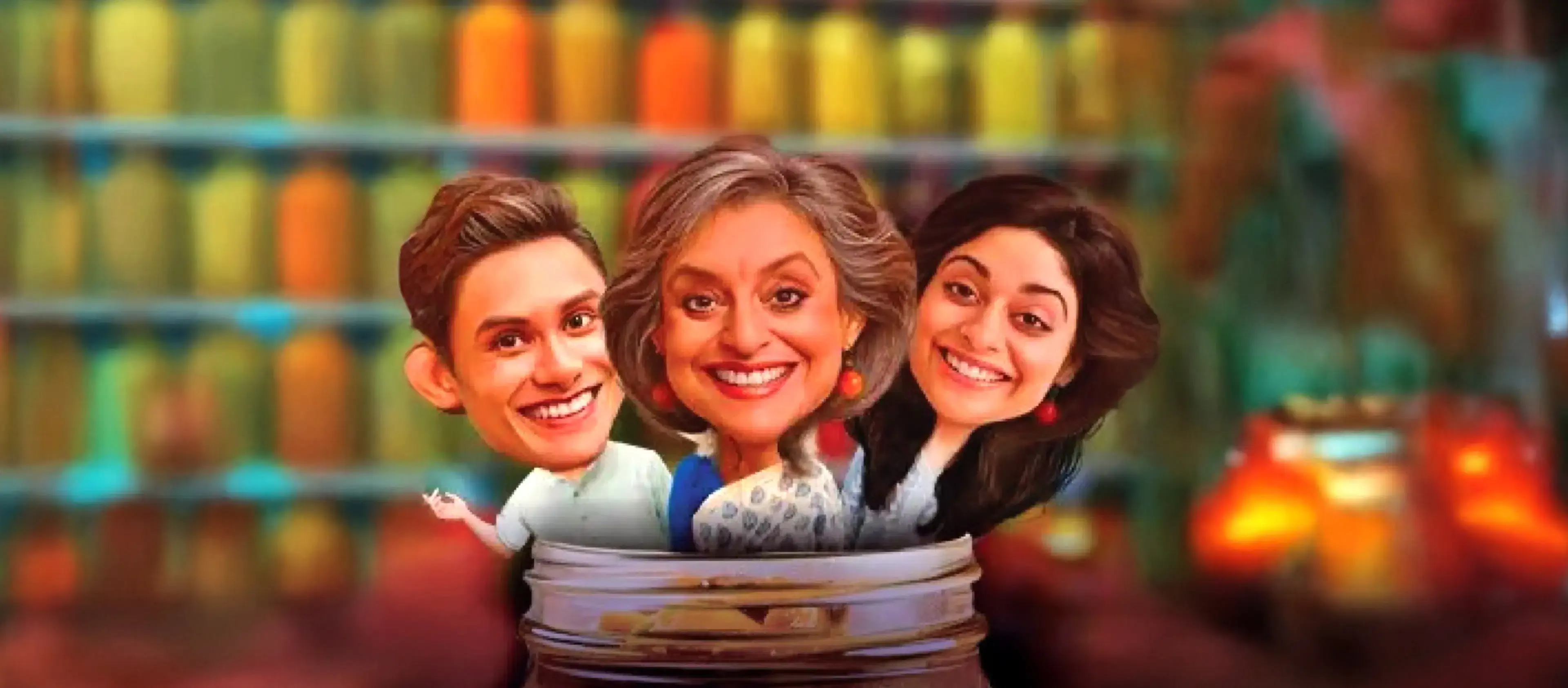 Image of scene from the film The Pickle Factory