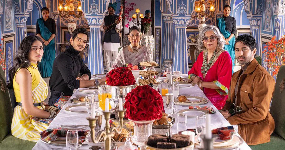 Image of scene from the film The Royals