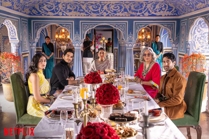 Image of scene from the film The Royals
