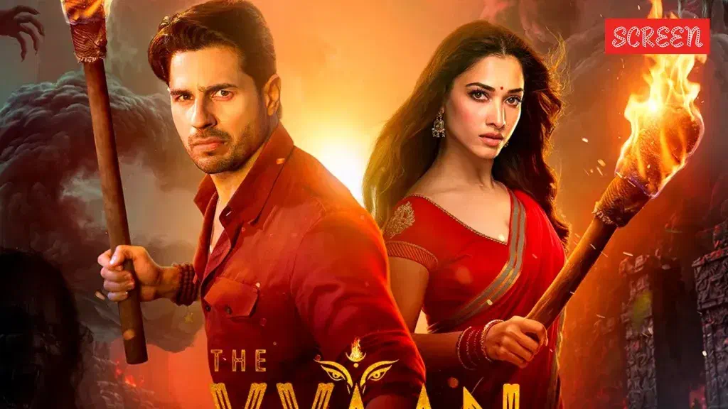 Image of scene from the film The Vvaan: Force of the Forest