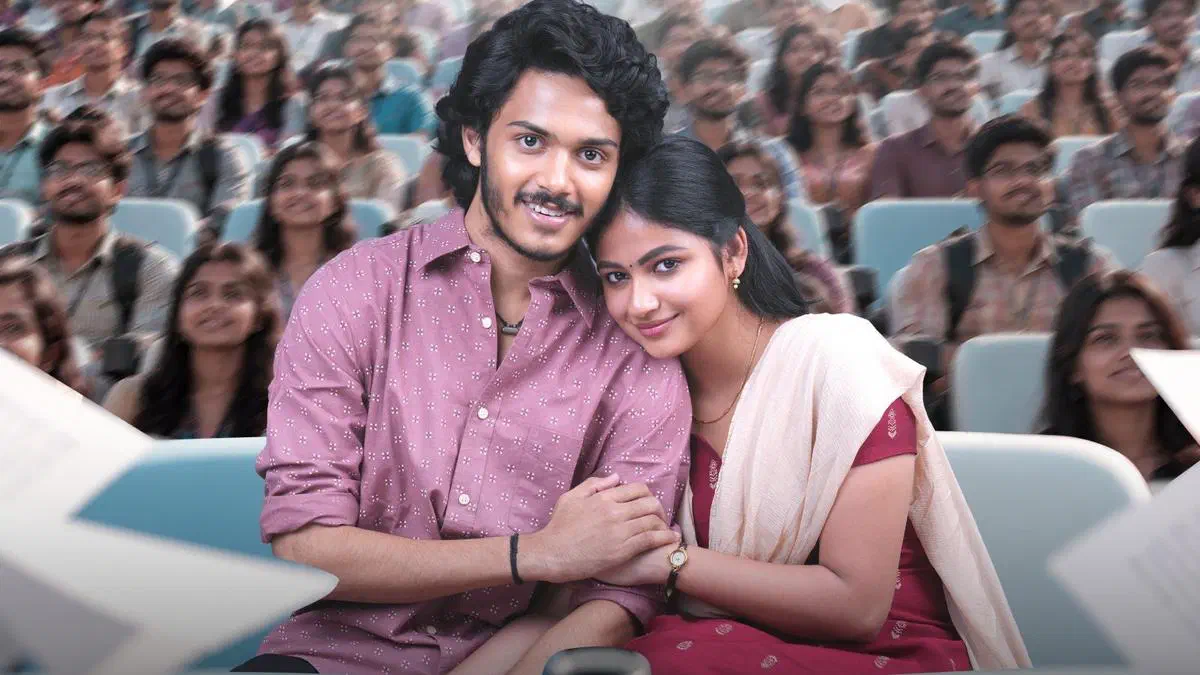Image of scene from the film Thella Kaagitham