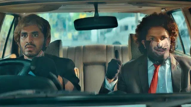 Image of scene from the film Titans