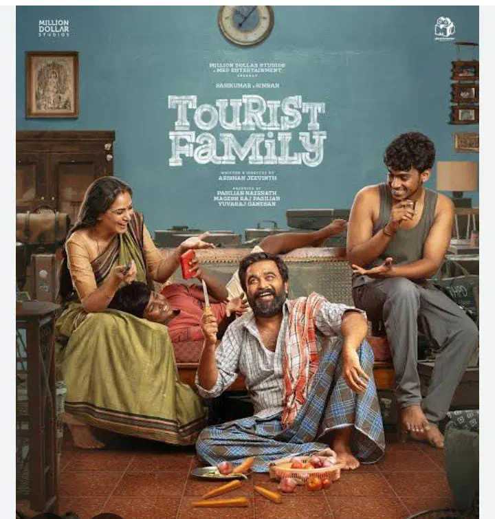 Image of scene from the film Tourist Family