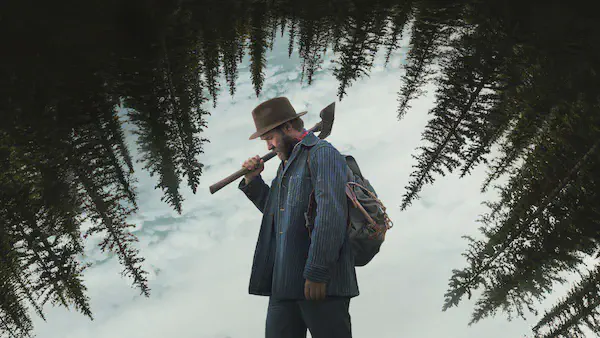 Image of scene from the film Train Dreams