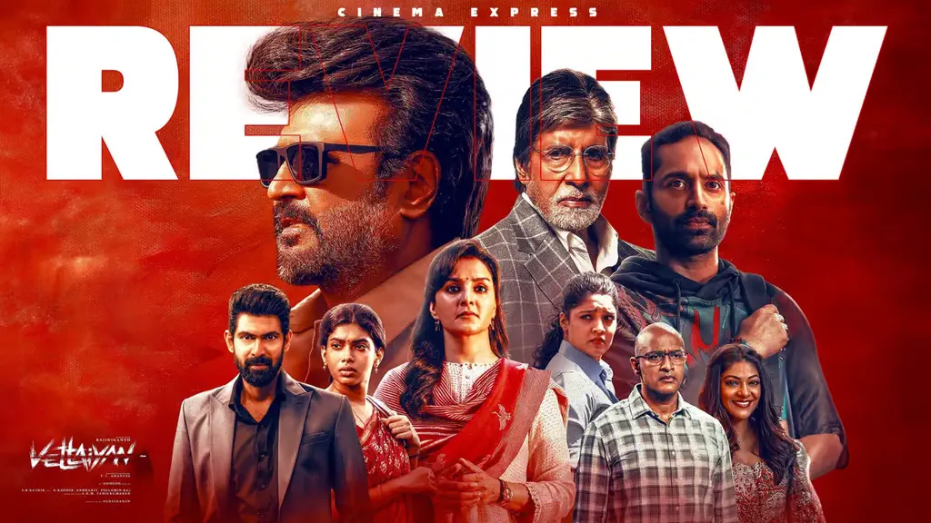 Image of scene from the film Vettaiyan