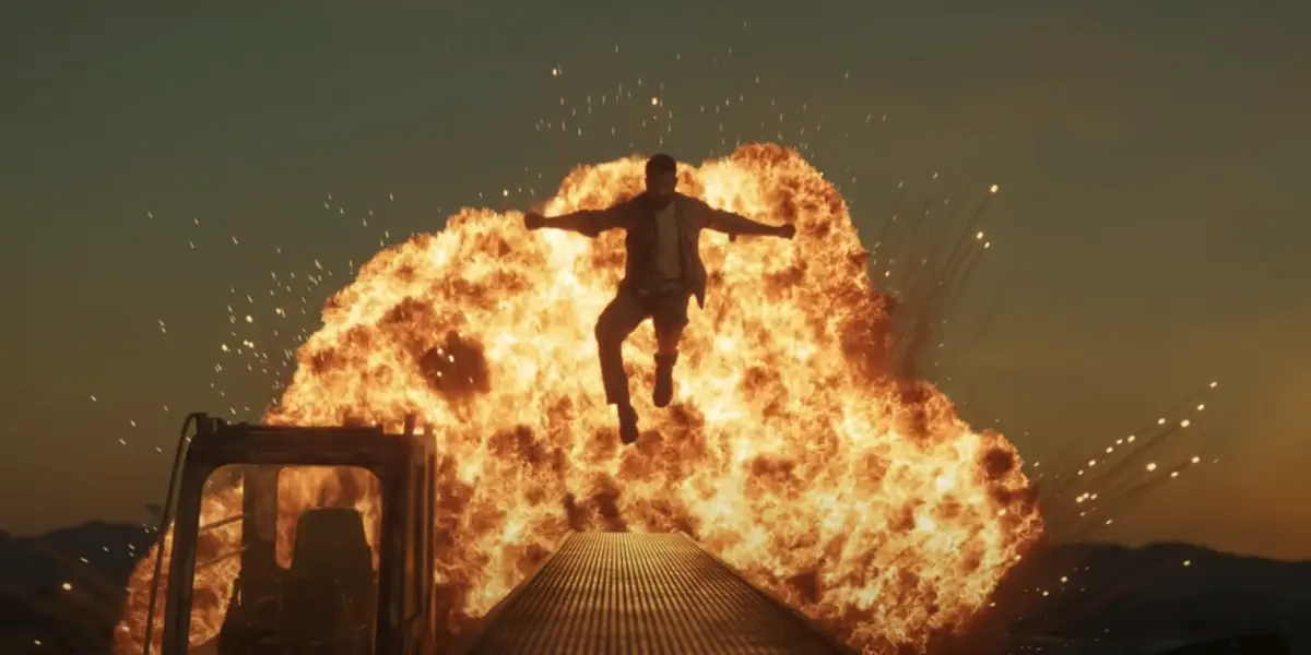 Image of scene from the film War 2