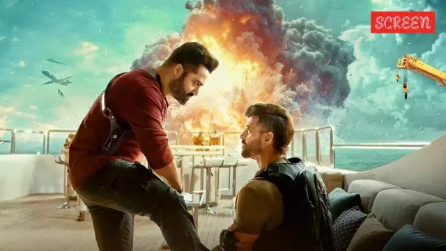 Image of scene from the film War 2