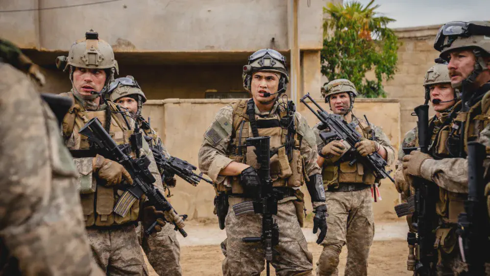 Image of scene from the film Warfare