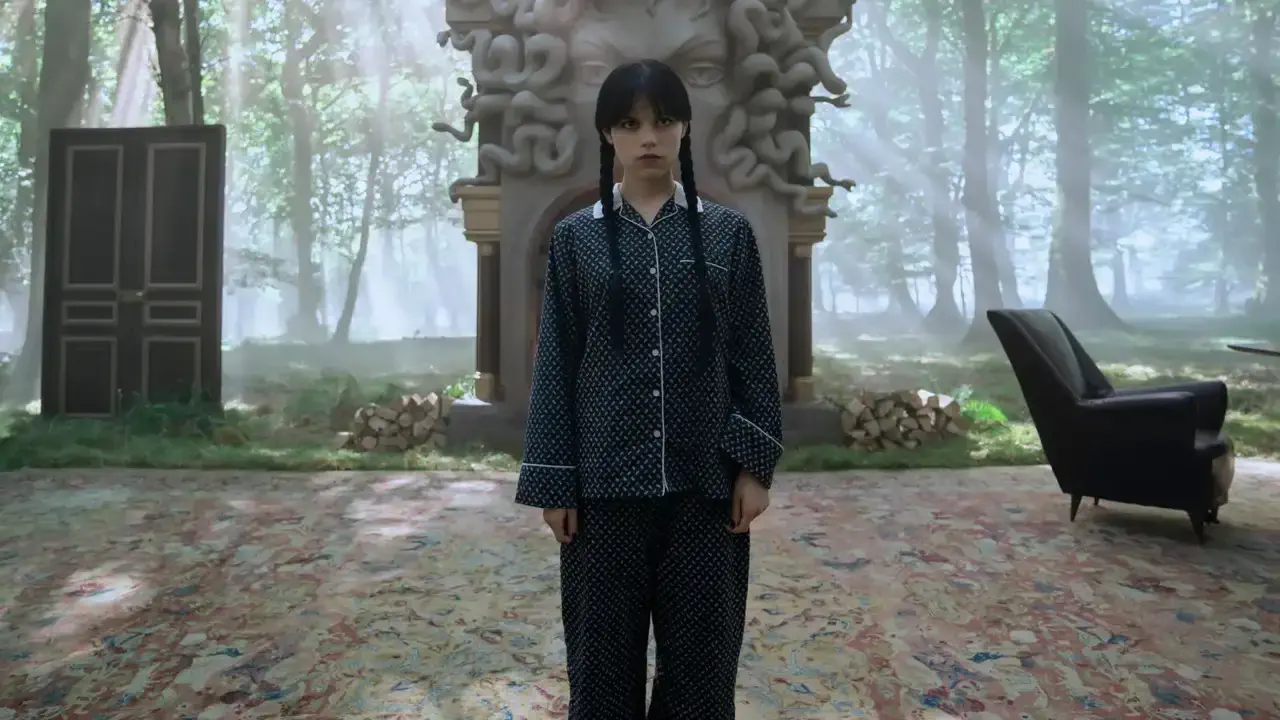 Image of scene from the film Wednesday S02