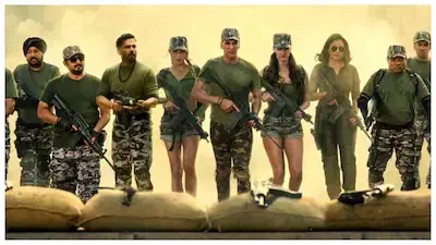 Image of scene from the film Welcome to the Jungle