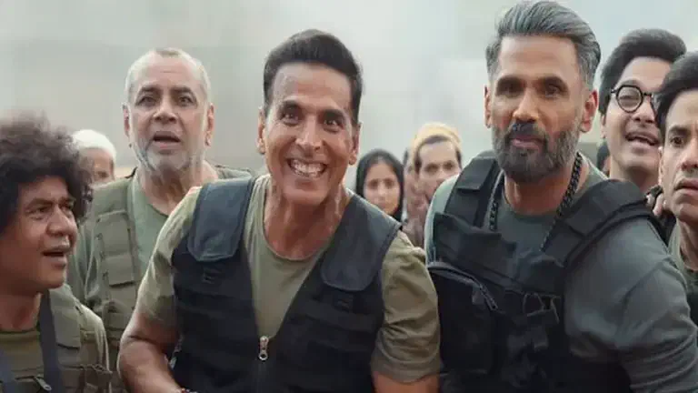 Image of scene from the film Welcome to the Jungle