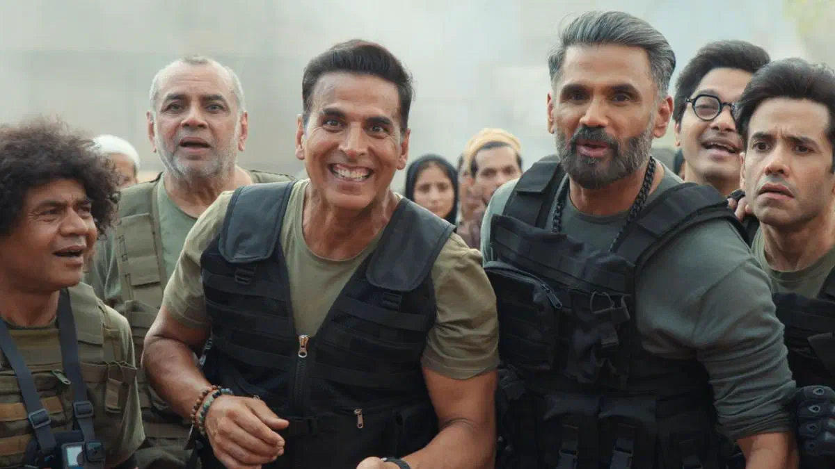 Image of scene from the film Welcome to the Jungle