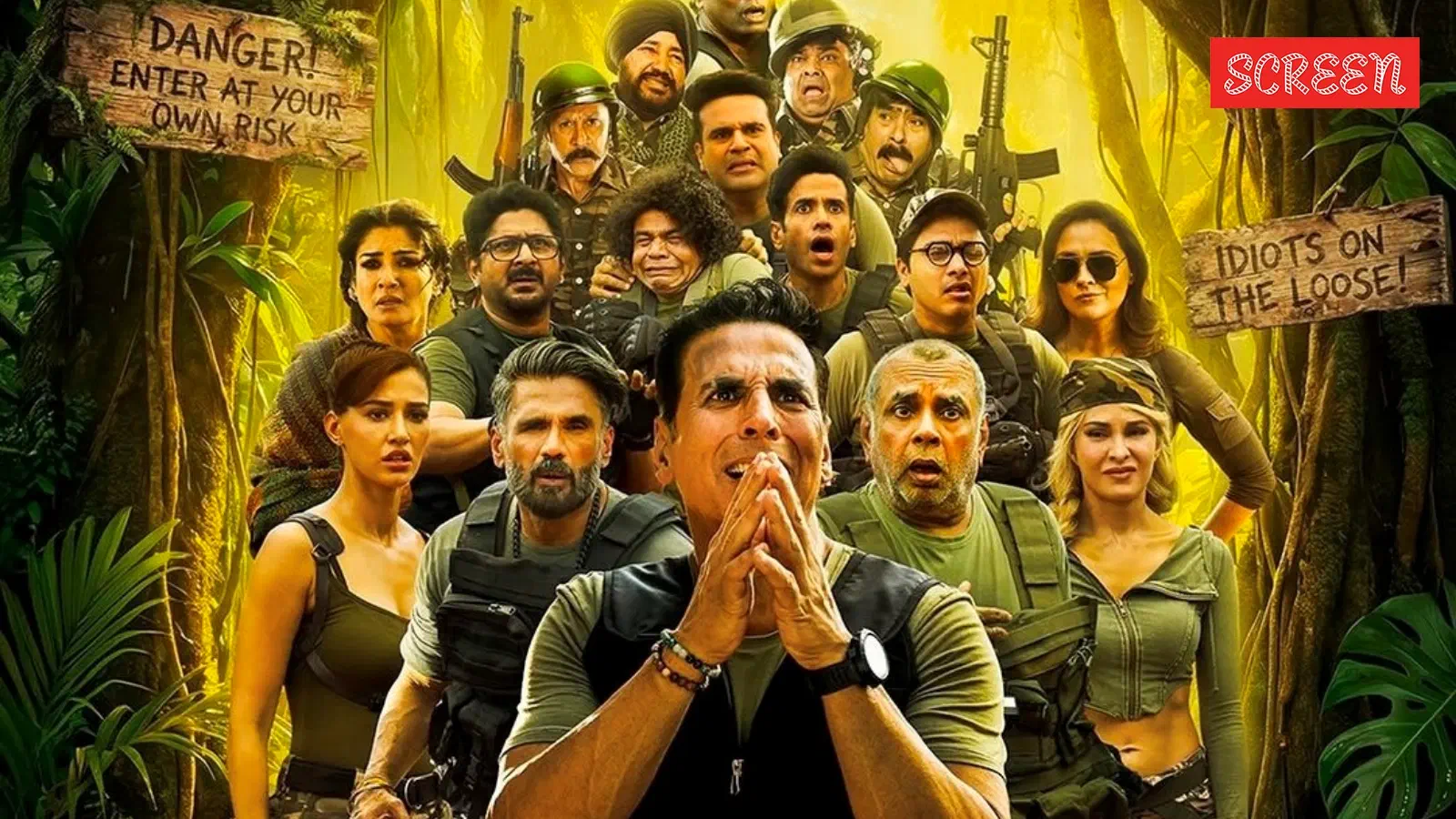 Image of scene from the film Welcome to the Jungle