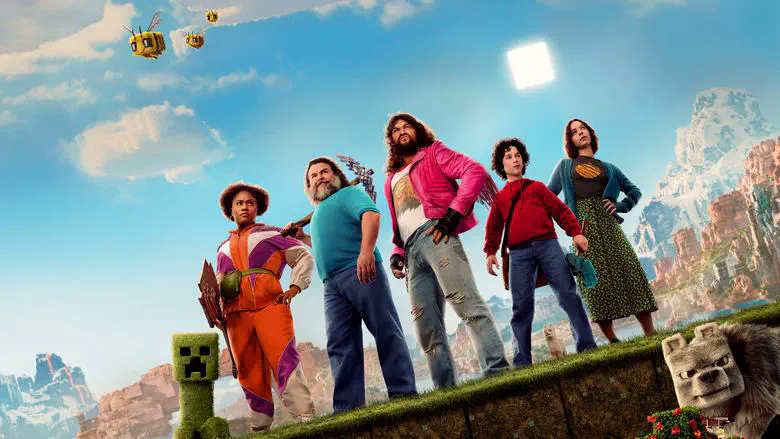 Image of scene from the film A Minecraft Movie