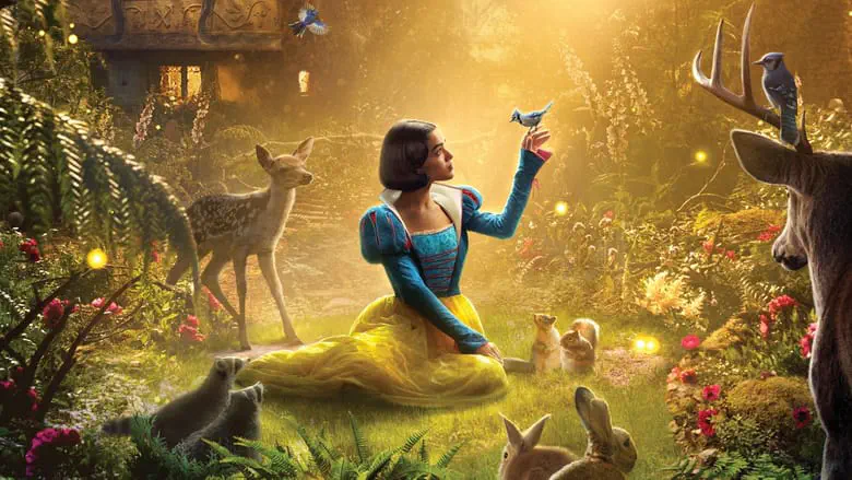 Image of scene from the film Snow White