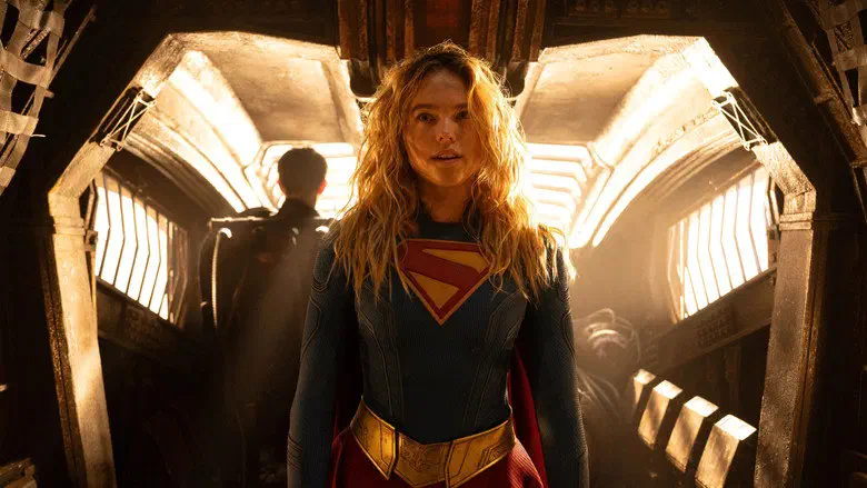 Image of scene from the film Supergirl