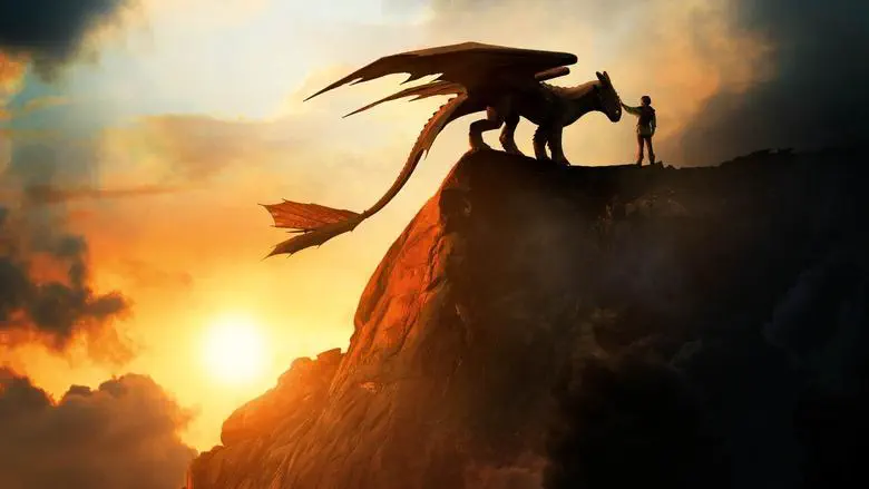 Image of scene from the film How to Train Your Dragon