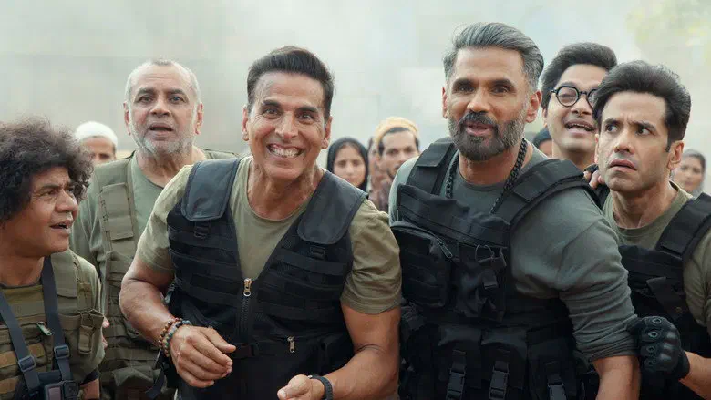 Image of scene from the film Welcome to the Jungle