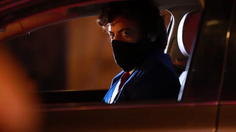 Image of scene from the film Kennedy