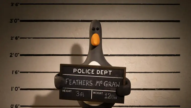 Image of scene from the film Wallace and Gromit Vengeance Most Fowl
