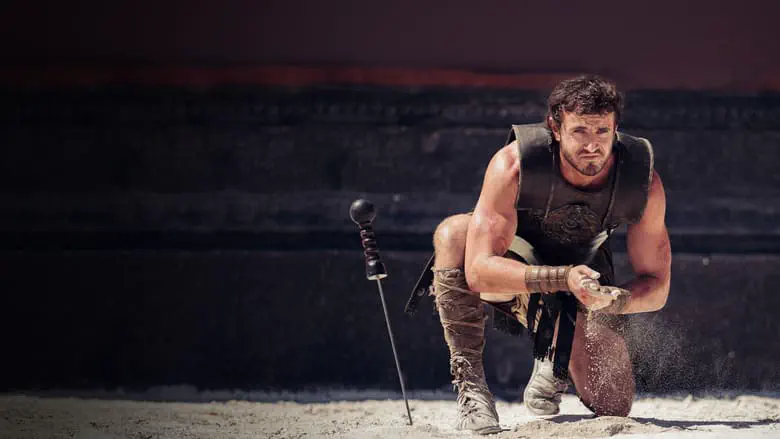 Image of scene from the film Gladiator II