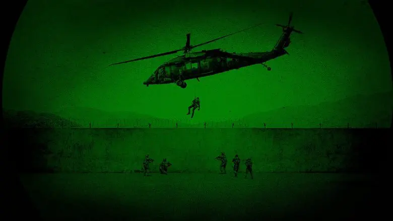 Image of scene from the film American Manhunt - Osama bin Laden