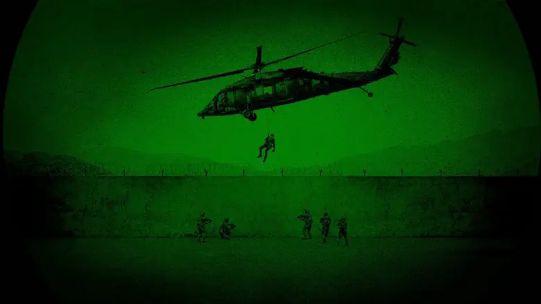Image of scene from the film American Manhunt - Osama bin Laden