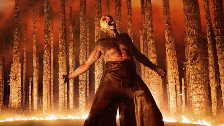 Image of scene from the film 28 Years Later: The Bone Temple