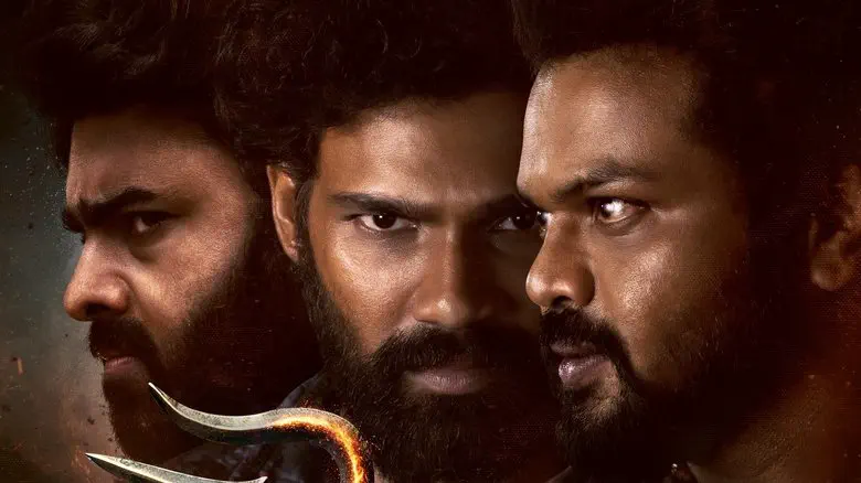 Image of scene from the film Bhairavam