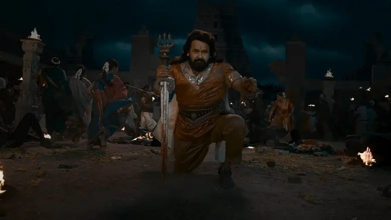 Image of scene from the film Vrusshabha