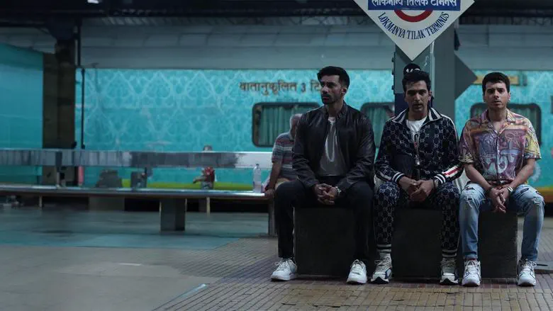 Image of scene from the film Madgaon Express