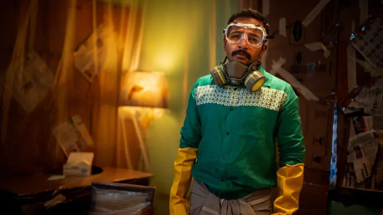 Image of scene from the film Sookshmadarshini