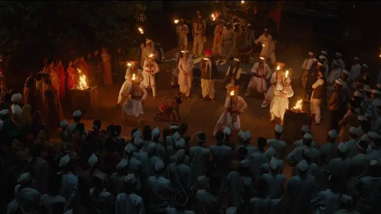 Image of scene from the film Gondhal