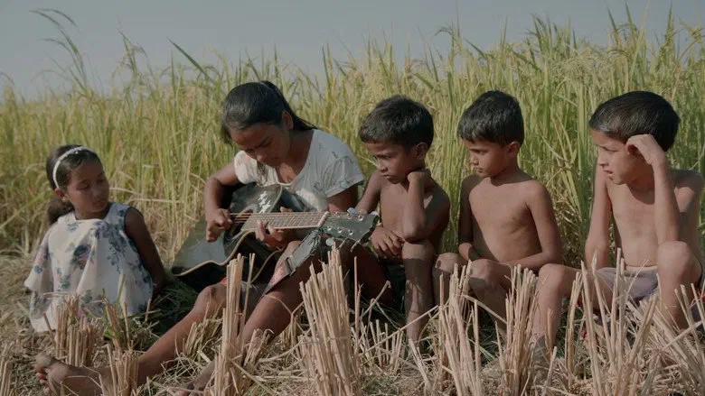 Image of scene from the film Village Rockstars 2