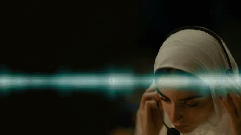 Image of scene from the film The Voice of Hind Rajab