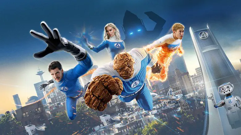 Image of scene from the film The Fantastic Four - First Steps