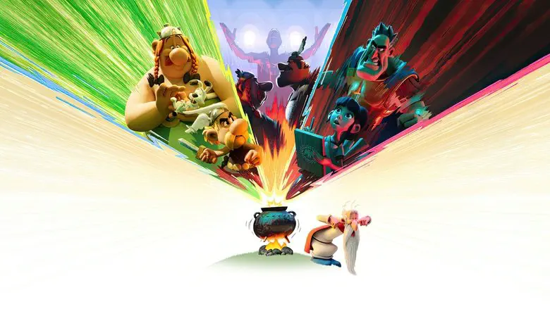 Image of scene from the film Asterix & Obelix: The Big Fight