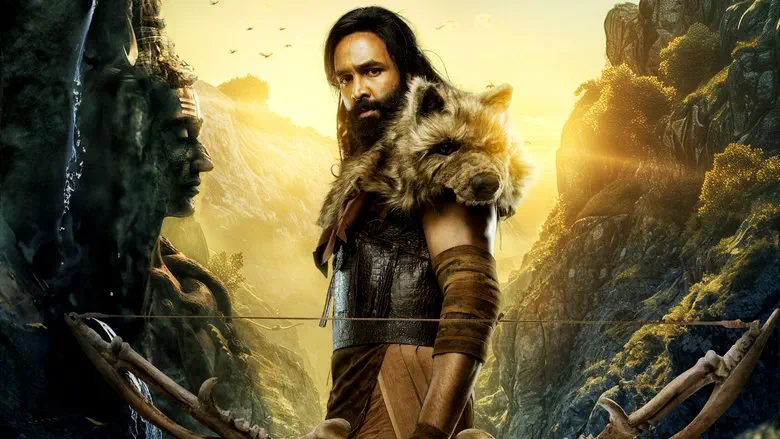 Image of scene from the film Kannappa